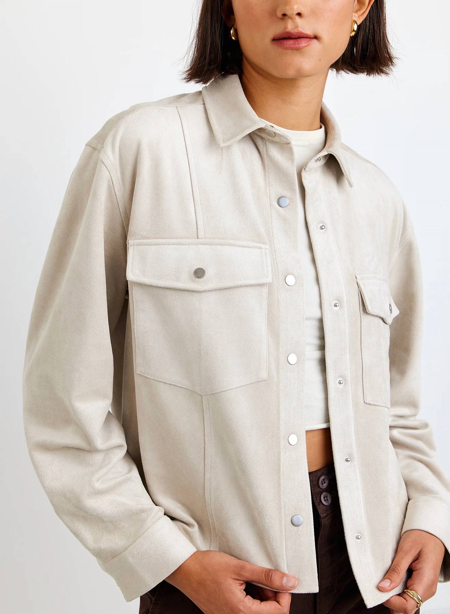 Bella Dahl - Seamed Pocket Shacket