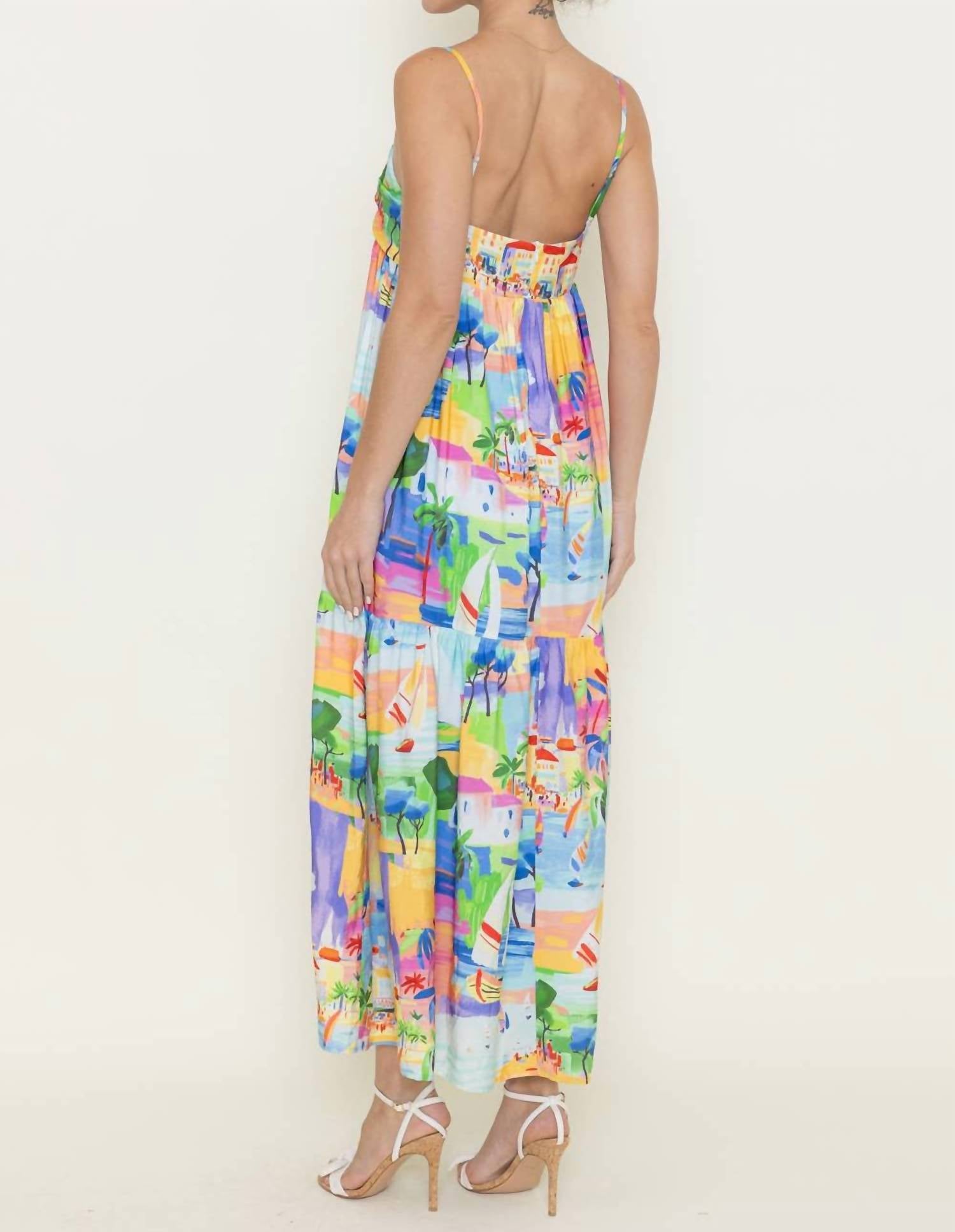 Fore Collection - Isla Print Tiered Dress