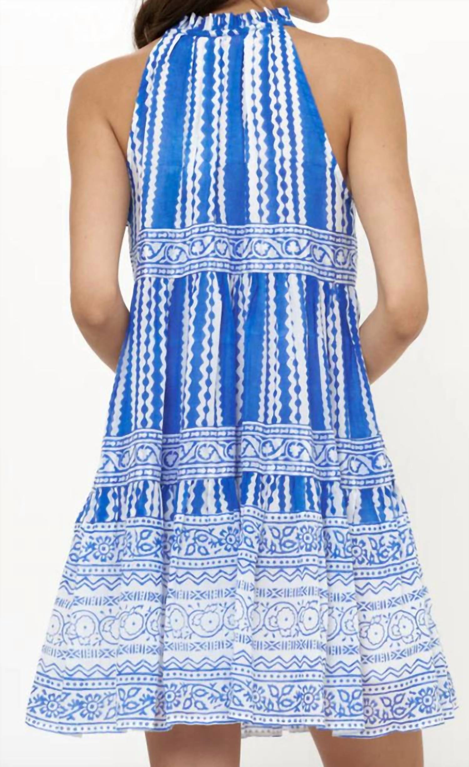 Oliphant - Sleeveless Tiered Short Dress