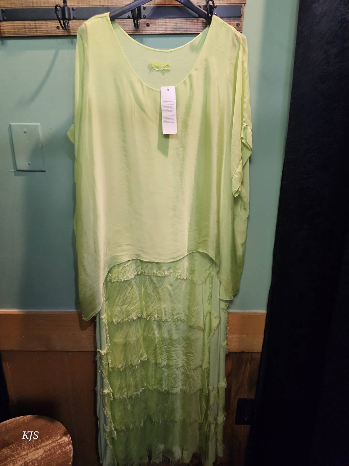 Made In Italy - Women's Silk Maxi Dress