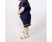 Petit Bateau - Girll's Little Sailor Gauze Set