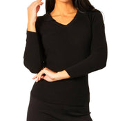 Collared V-Neck Top