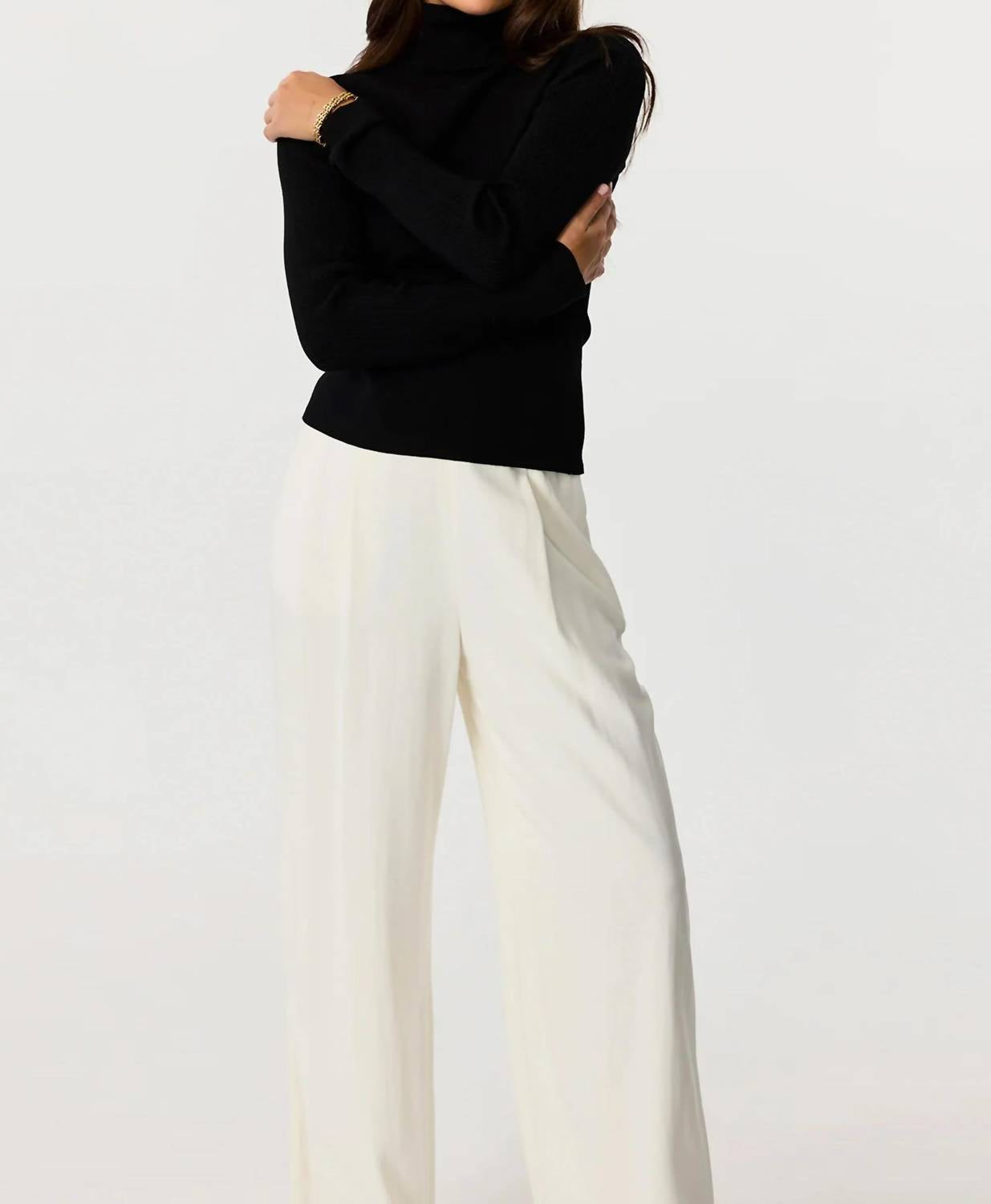 Toccin - Valeria Rib Knit Turtleneck Sweater
