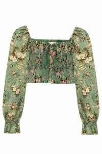 Katie J Nyc - Girls Baroque Floral Top