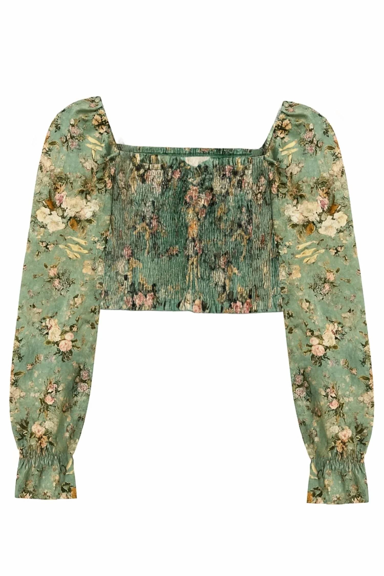 Katie J Nyc - Girls Baroque Floral Top