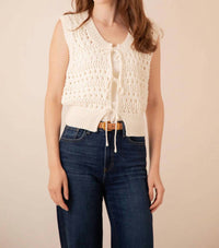 Elan - Costa Open Knit Vest