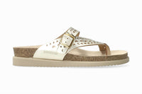 MEPHISTO Women's Helena Perf Sandals in gold - women's sandal