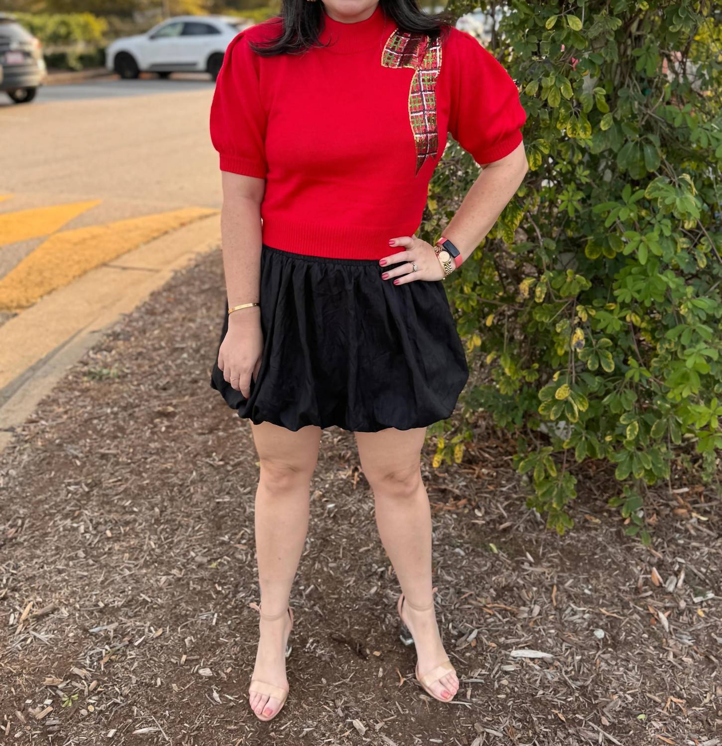 Pinch - Bubble Hem Mini Skirt