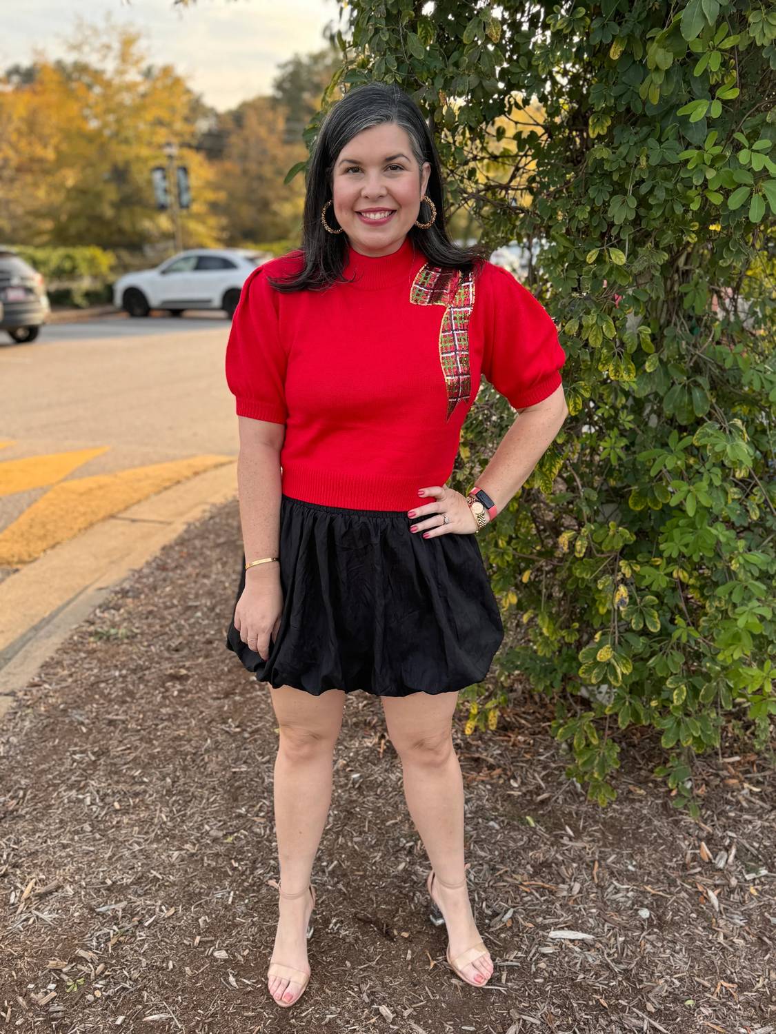 Pinch - Bubble Hem Mini Skirt