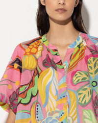 Luisa Cerano - Caribbean Print Blouse