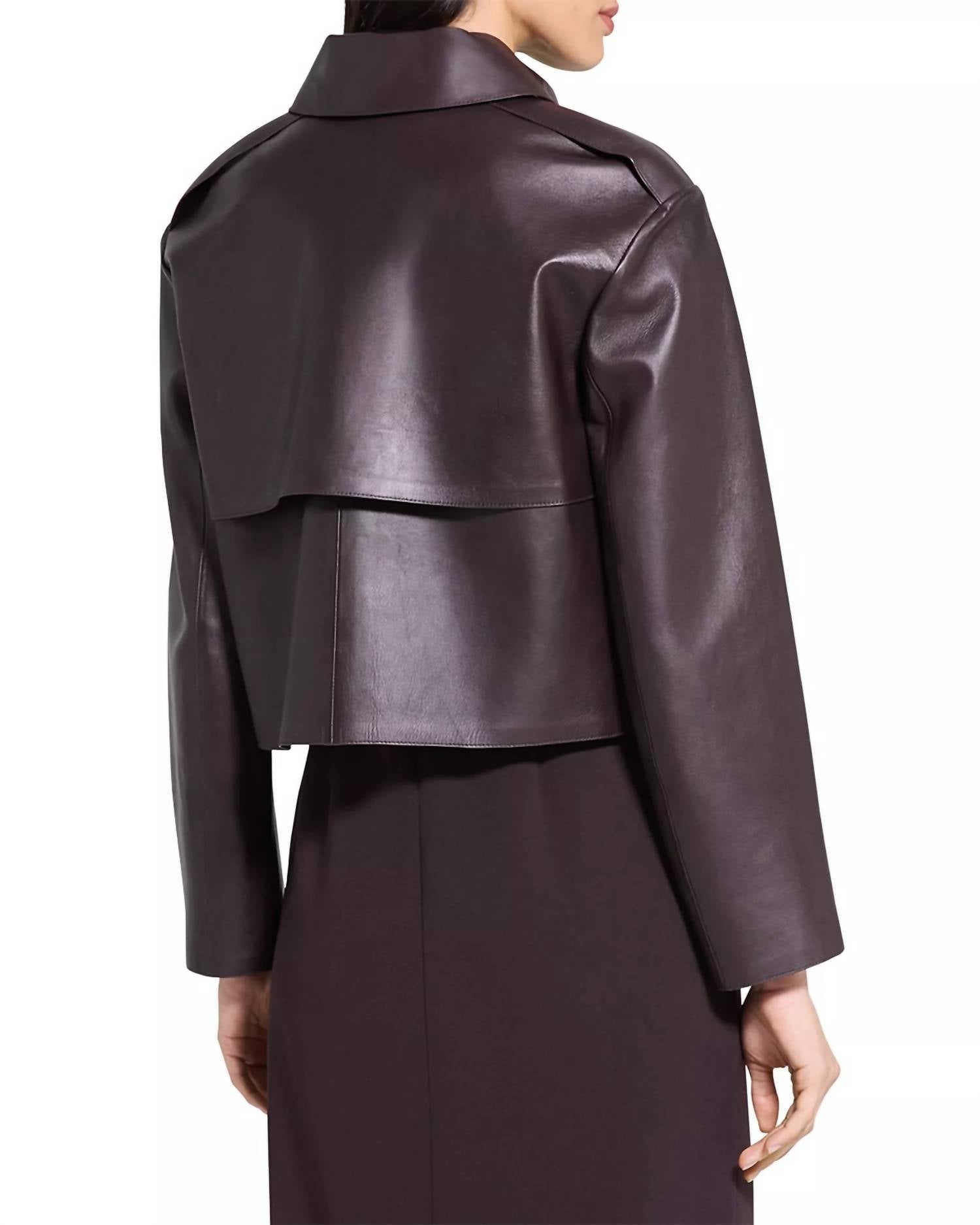 Theory - Crop Trench Jacket