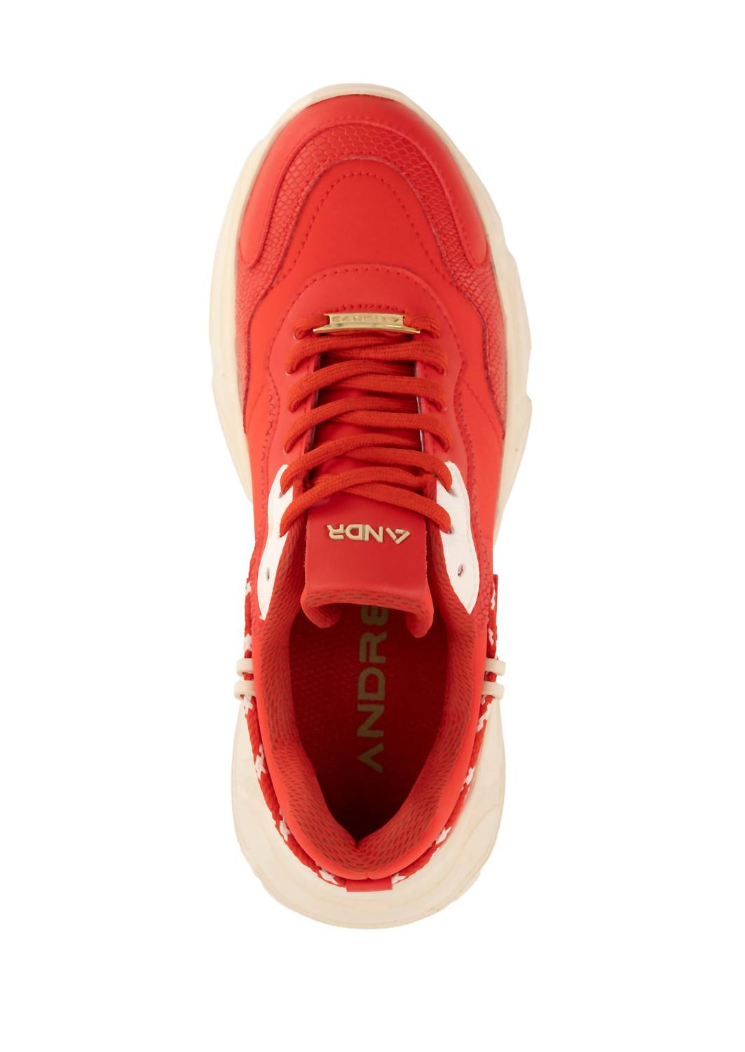 Andrea Women's Urban Casual Chunky Sneakers in red - women's sneaker - view 4