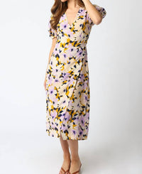 Olivaceous - Camila Floral Midi Dress