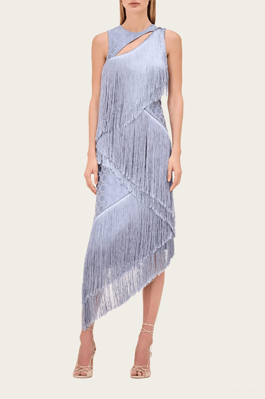 Alexis - Costa Fringe Midi Dress