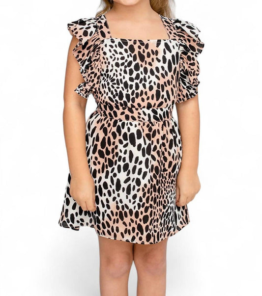 Buddylove - GIRL'S SHILOH FLUTTER SLEEVE DRESS