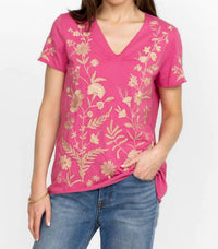 Johnny Was - Marseille Pleast Front Tee