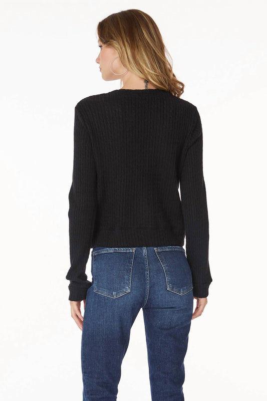 Bobi - Crewneck Pullover Cable Knit
