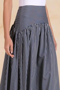 Elan - Curved Maxi Skirt