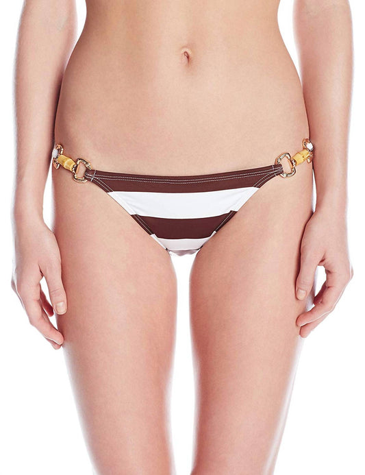 Women Godiva Swimsuit Side Strap Full Bikini Bottom