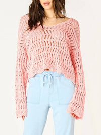 Dex - V-neck Washed Sweater