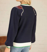 Voy - Tessa Tiger Knit Top