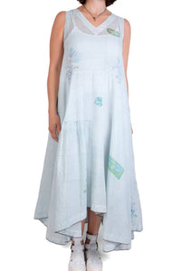 Eka Design Studio - Sleeveless V-neck Dress