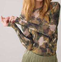 Summum - Faded Print Top