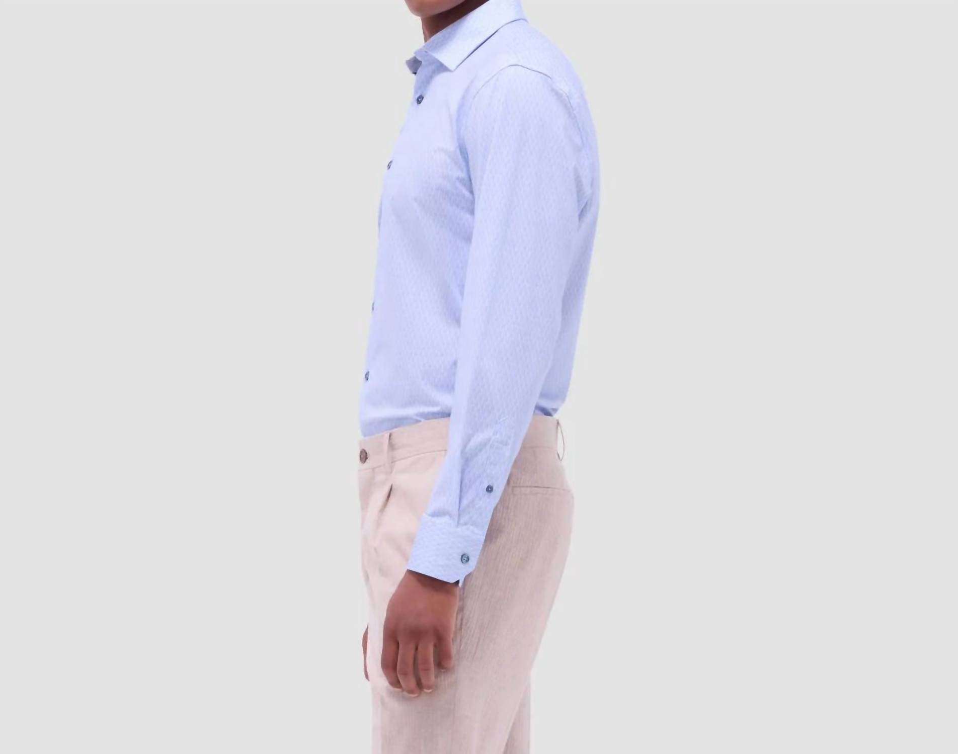 Bugatchi Uomo - James Honeycomb Oooh Cotton Shirt