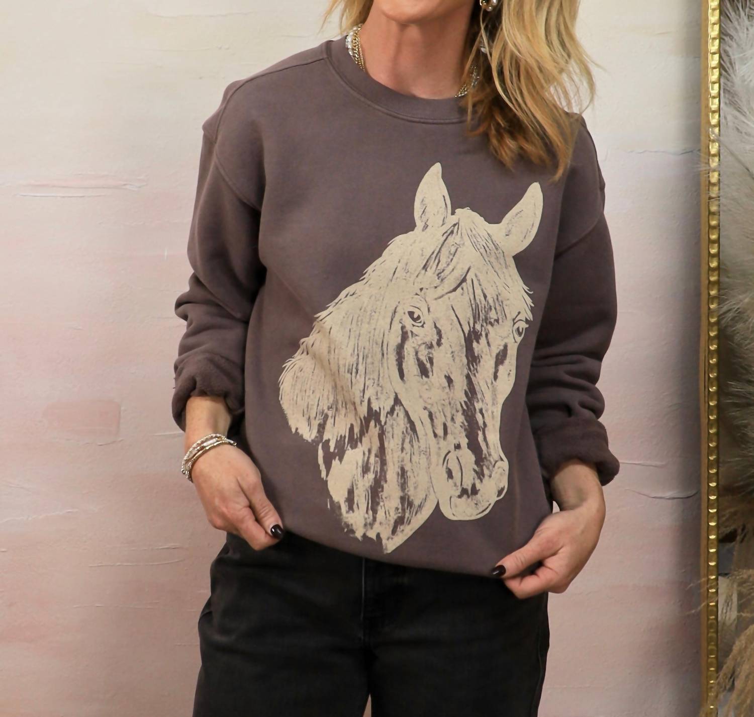 People Of Leisure - Stallion Crewneck Sweatshirt