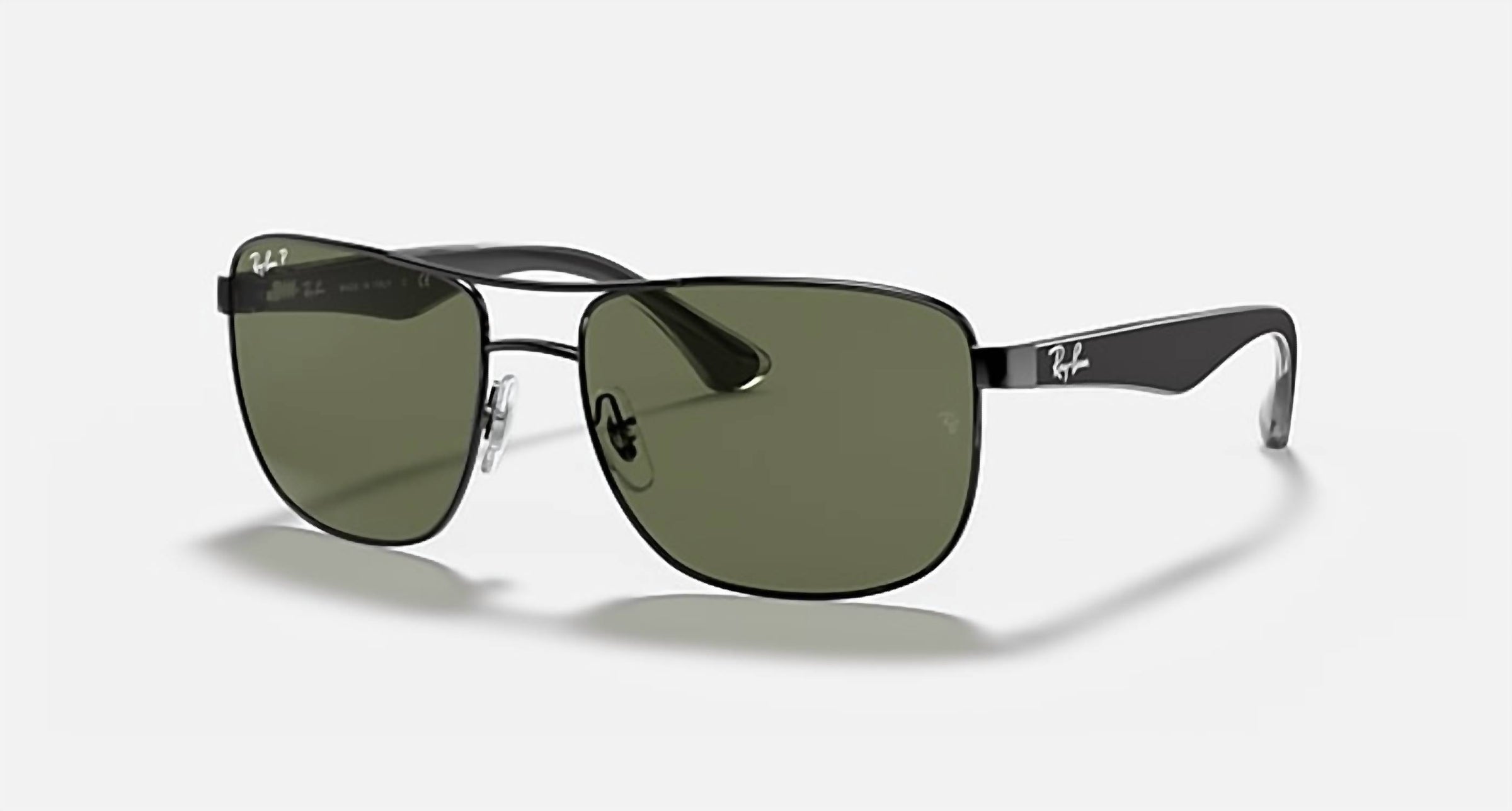 Ray Ban - Square Medium Polarized Sunglasses Rb3533 - 002 - 9a