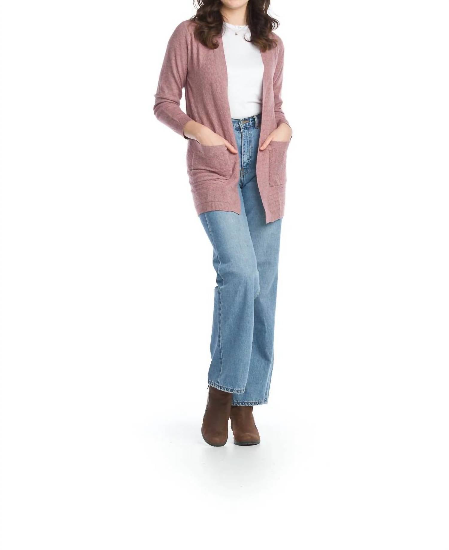 Papillon - Design Pockets Front Cardigan
