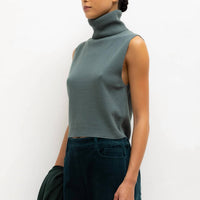 Leset - Zoe Sleeveless Turtleneck Top
