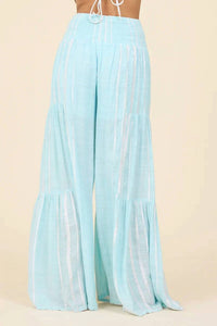 Surf Gypsy - Women's Smocked Wide Leg Pants
