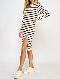Ellison - Sweater Ribbed Dress