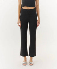 Atm - Modal Rib Cropped Kick Flare Pant