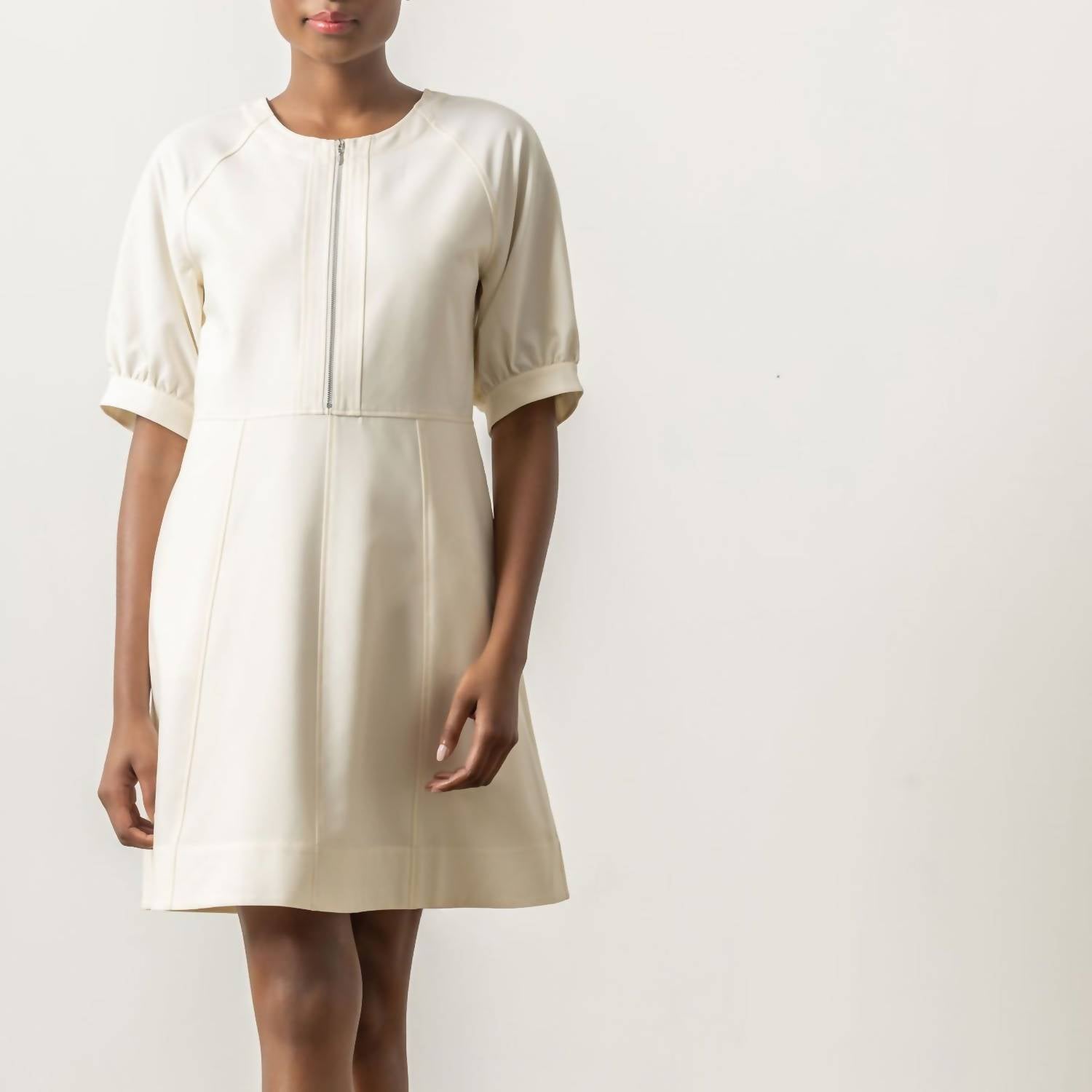 Lilla P - Zip Front Flared Dress