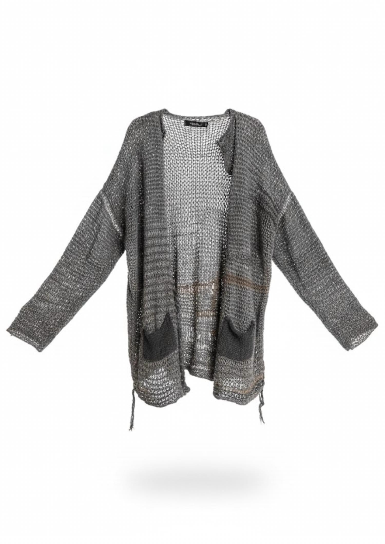 Umit Unal - Women's Knitted Cotton Cardigan