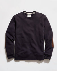 Billy Reid Dover Crew Neck Sweatshirt in dark midnight - men's sweater - view 4