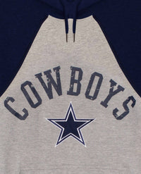 Starter - Men's Dallas Cowboys Front Zip-pocket Hoodie