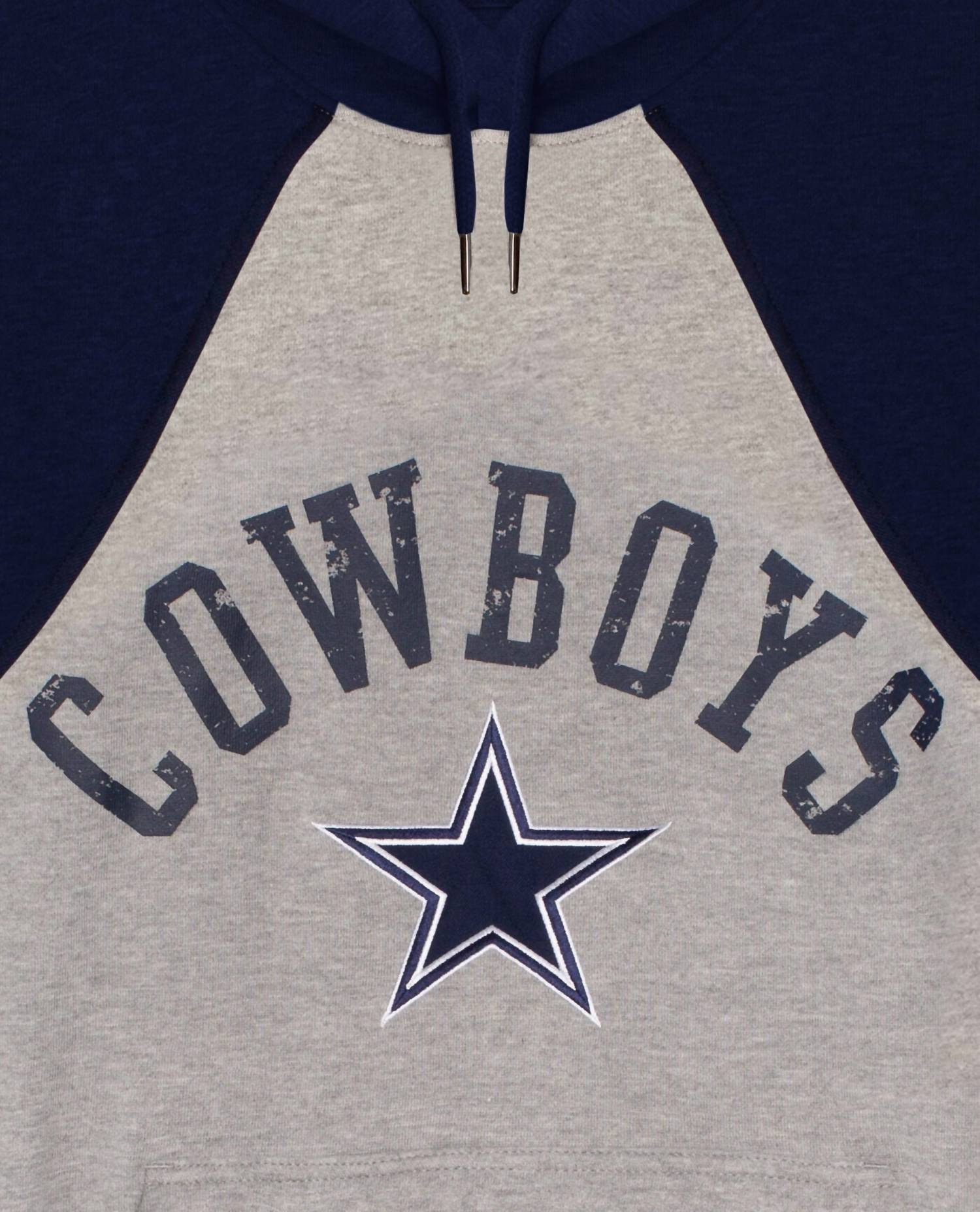 Starter - Men's Dallas Cowboys Front Zip-pocket Hoodie