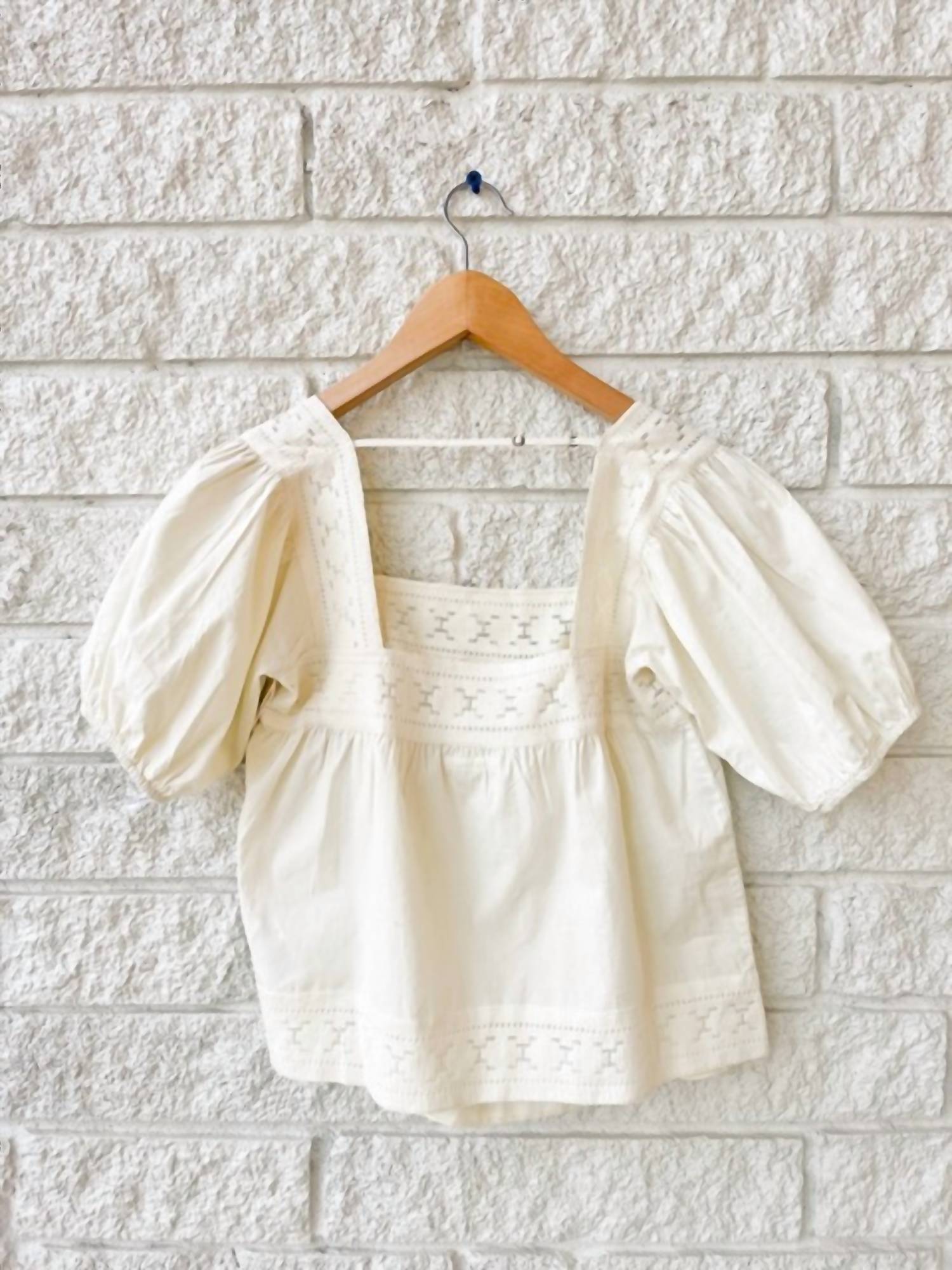 Mother - Memory Lane Puff Sleeve Blouse