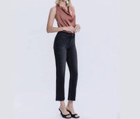 Flying Monkey - Brooke Mid Rise Straight Denim Jeans