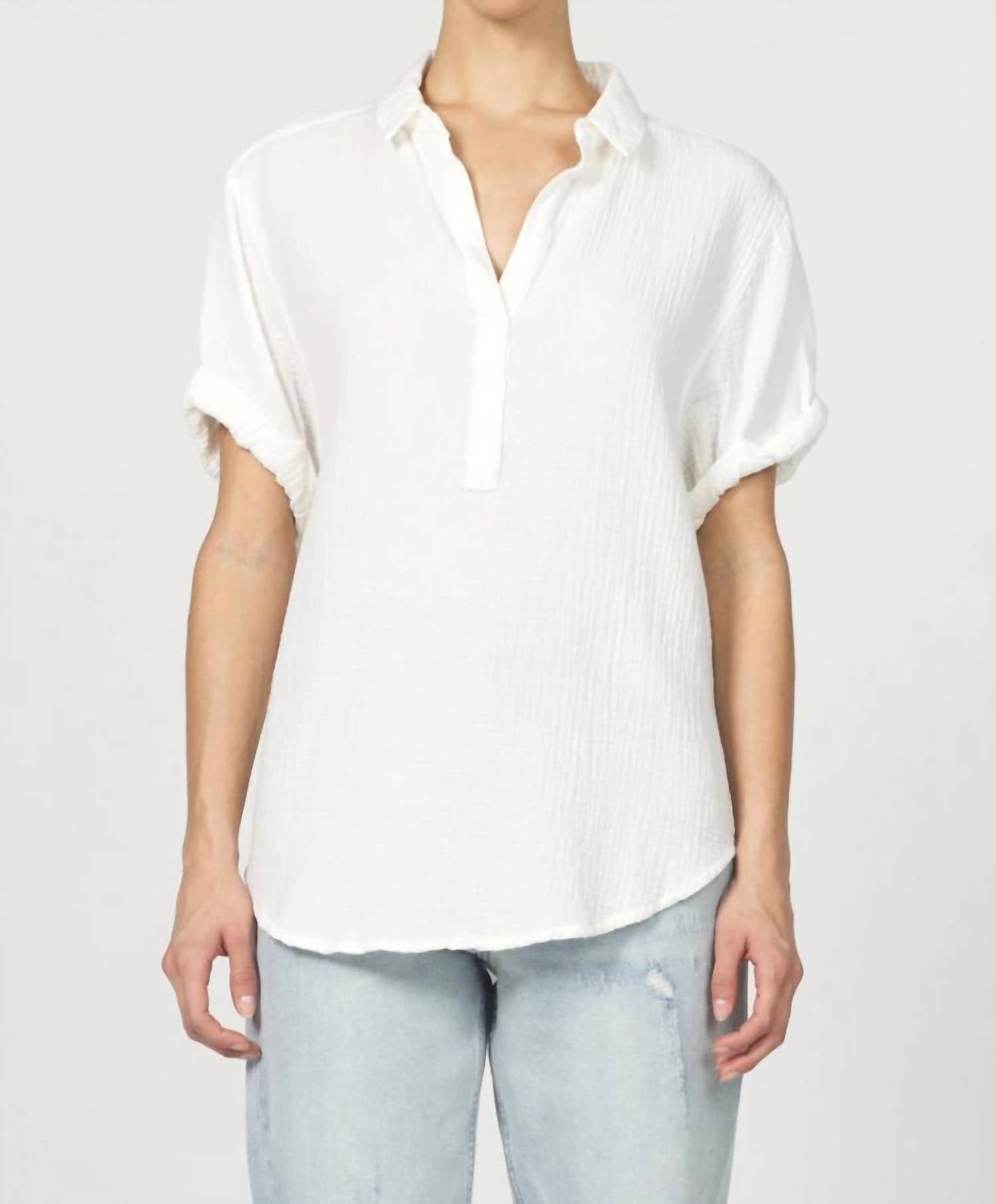Dear John Denim - Tatum Gauze Short Sleeve Top