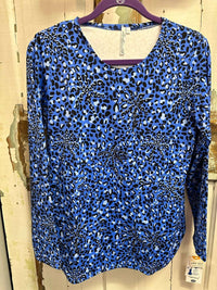 Lulu-B - Women's Printed Long Sleeve Blouse