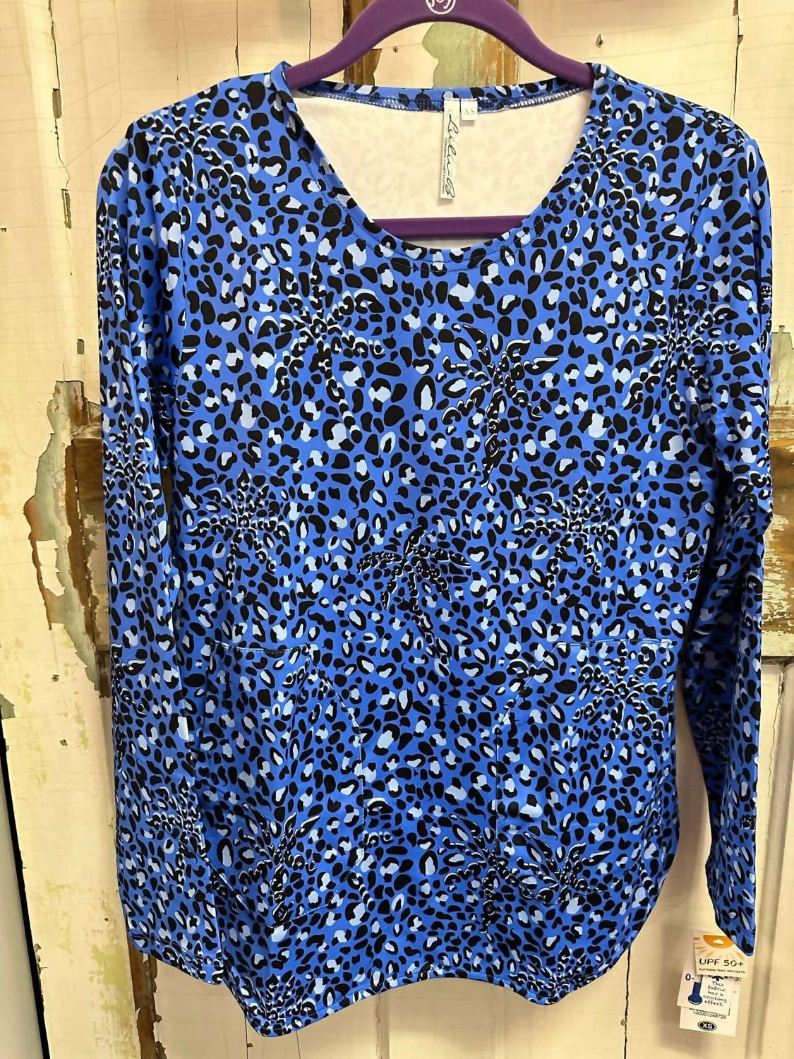 Lulu-B - Women's Printed Long Sleeve Blouse