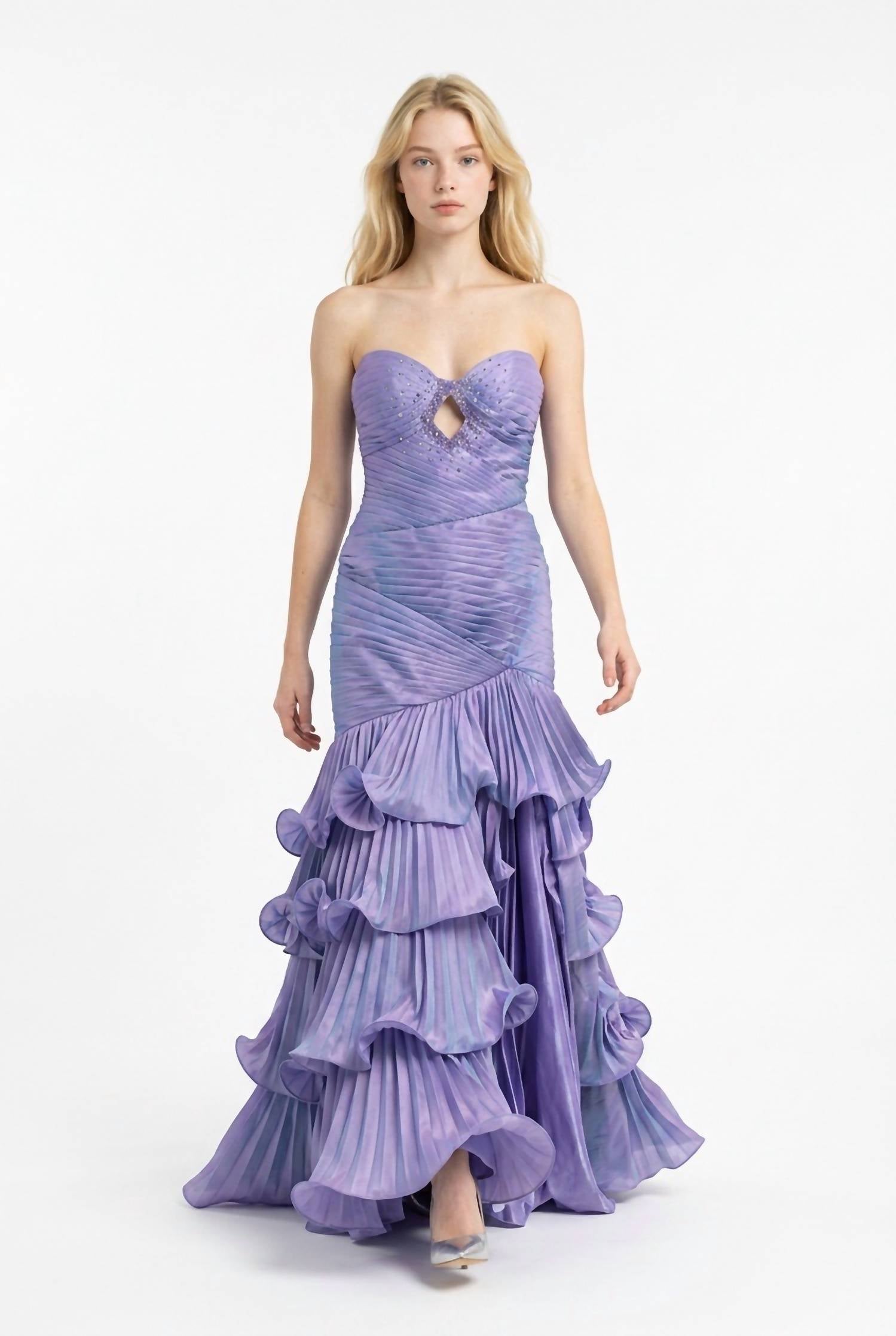 Jovani - Strapless Prom Maxi Dress
