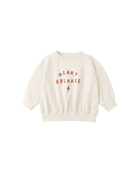 Quincy Mae Kid's Relaxed Sweatset in heart breaker - kids' sweater