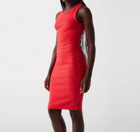 Michael Stars Demi Ribbed Dress in crescent - women's dress - view 4