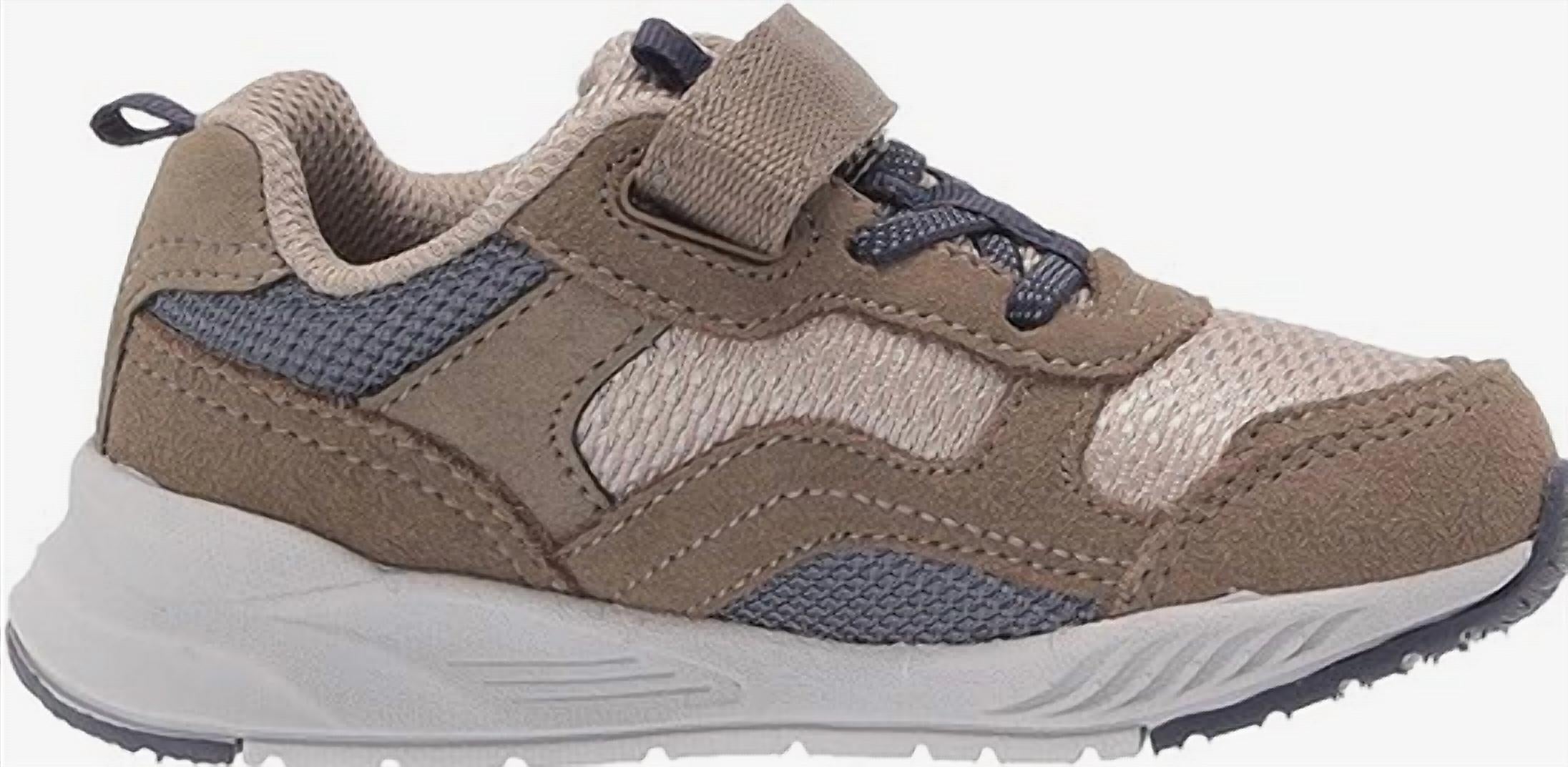 Stride Rite Little Kid's Made2play Brighton Sneaker in taupe - kids' sneaker - alternate view