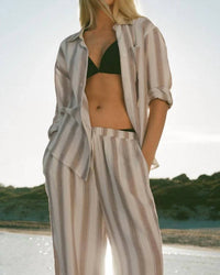 Z Supply - Perfect Linen Striped Pants